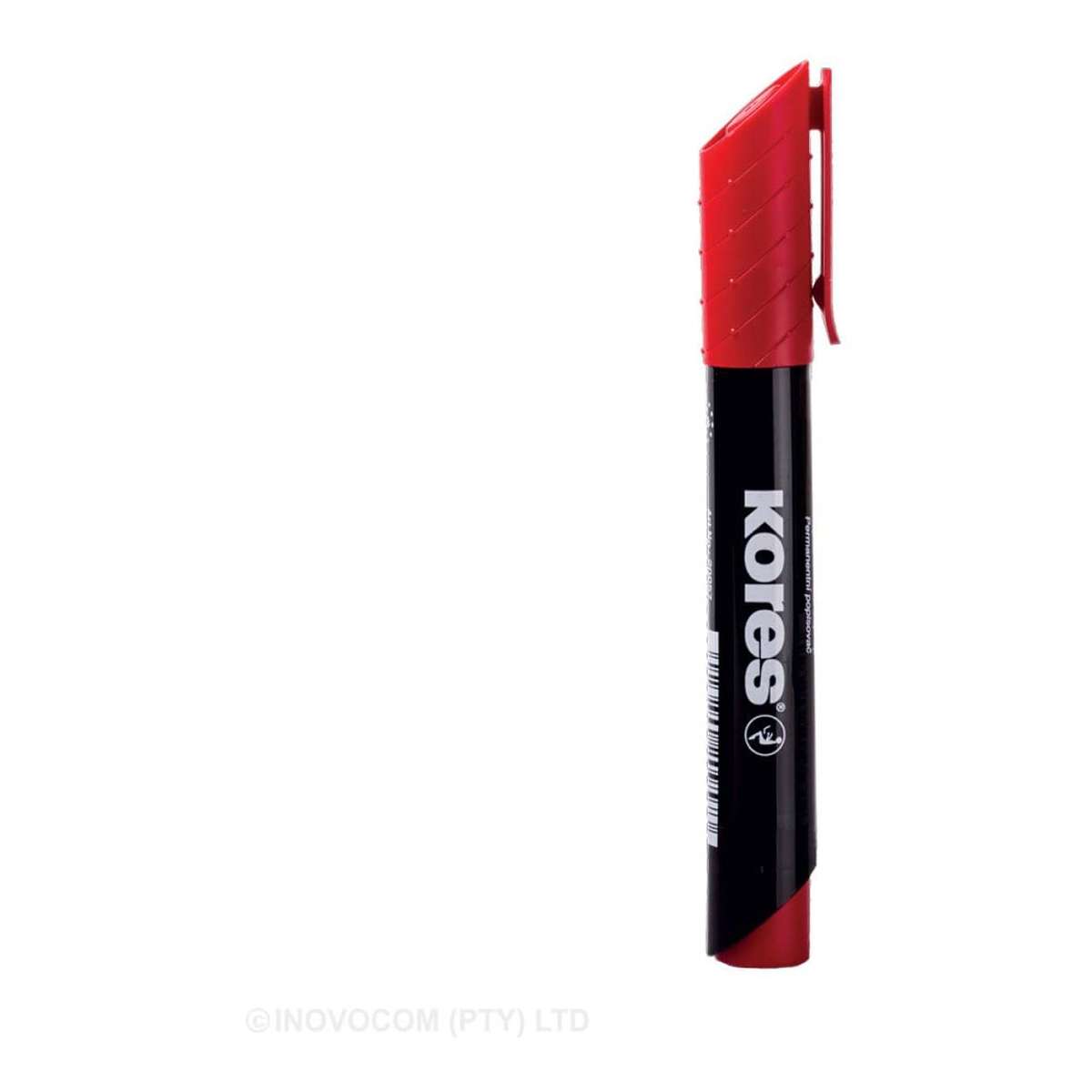 Kores K-Marker Permanent Marker Bullet Tip 12-pieces Red 20937