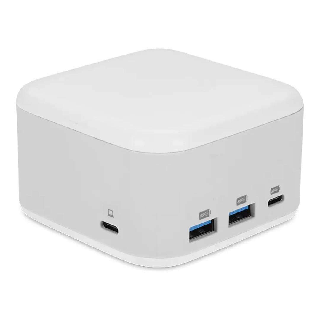 LMP PowerDock 5-port GaN Type-C Adapter Silver White 25186