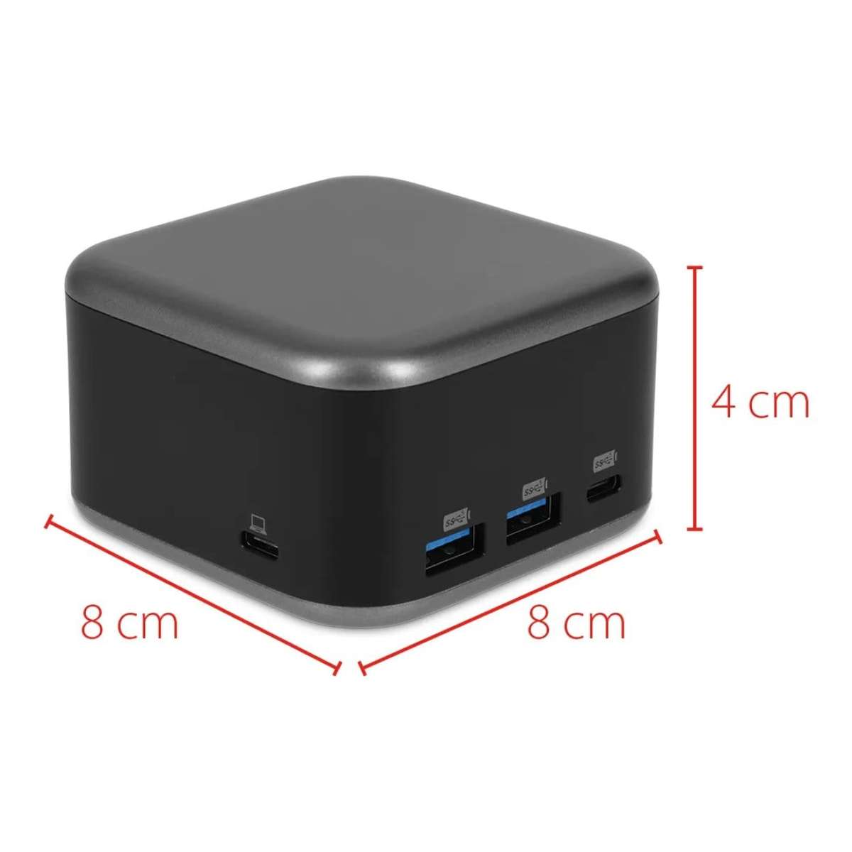 LMP PowerDock 5-port GaN Type-C Adapter Black Grey 25189