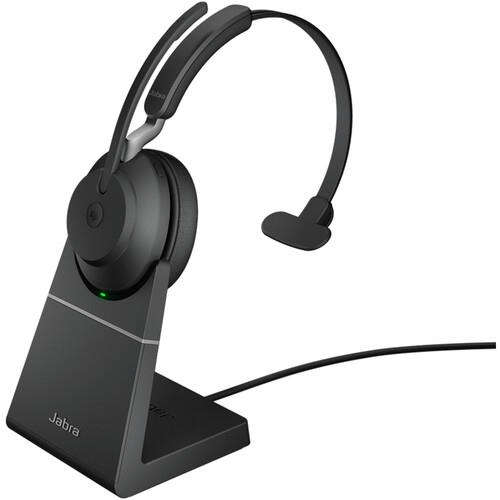 Jabra Evolve2 65 Wireless Mono Headset with Stand Black 26599-899-989