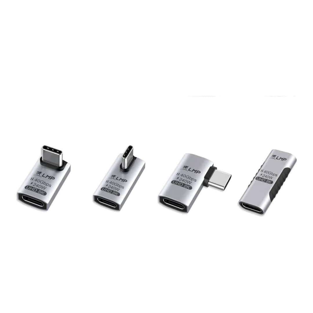LMP USB4 Type-C Adapter Kit Silver 4-pack 28212