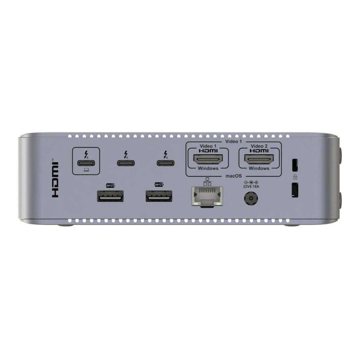 LMP ThunderDock TB5 8K 14-port Dock - Space Grey 30177