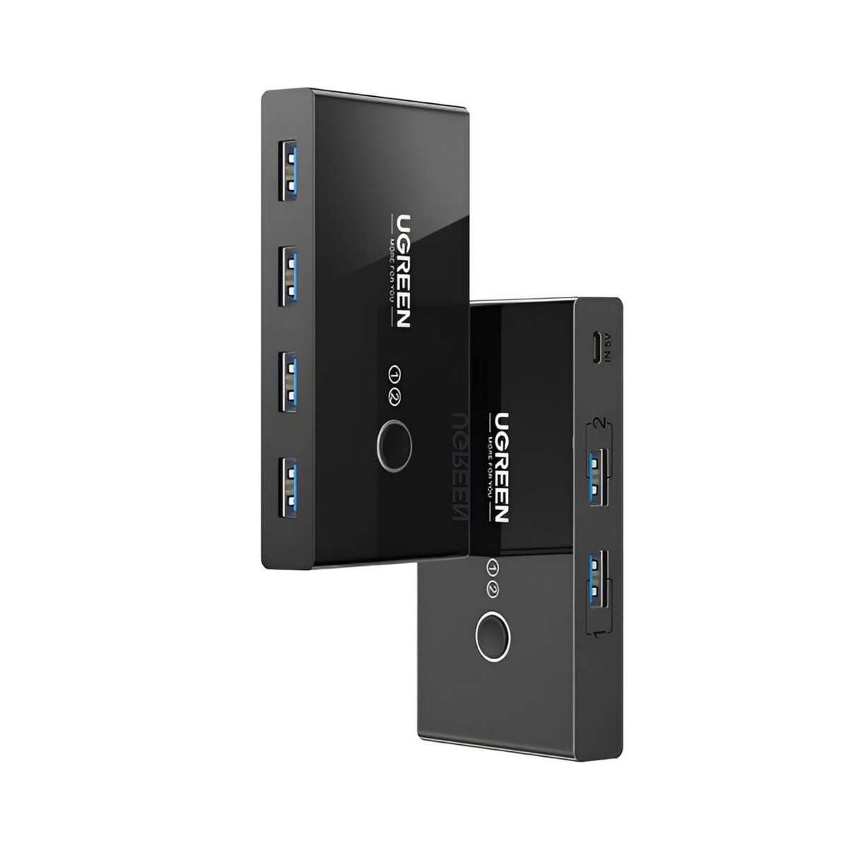 Ugreen USB-A Switchbox 4-port Interface Switch Hub Black 30768