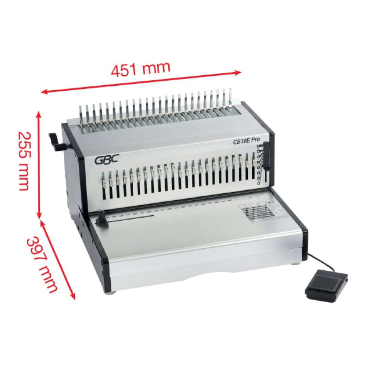 GBC CB30E Pro Heavy Duty Electric Binding Machine 320123