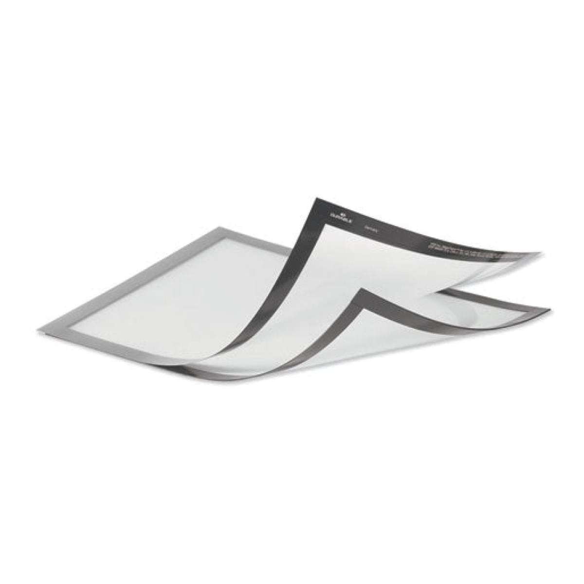 Durable DURAFRAME A4 Magnetic Document Signage Frame 5-pack Silver 486923