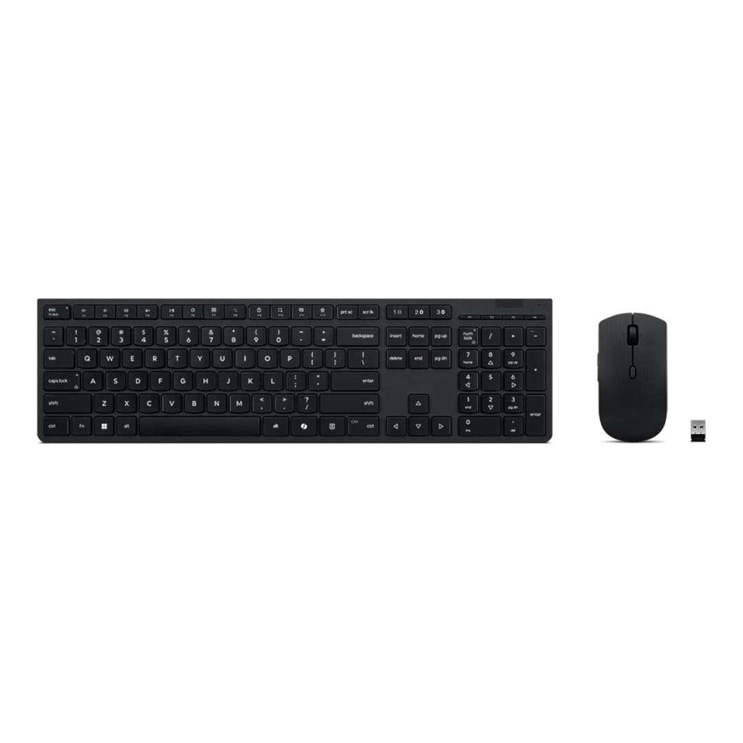 Lenovo Professional Wireless Rechargeable Mouse and Keyboard Combo 4X31R64316