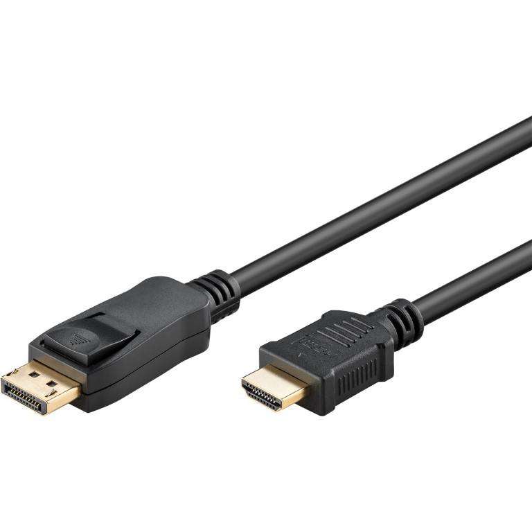 Goobay DisplayPort to HDMI Adapter Gold-plated 2m Cable 51957