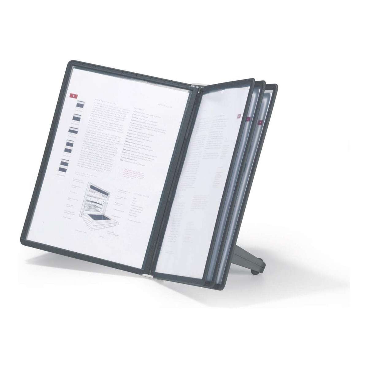 Durable SHERPA SOHO Table 5 Display Panel System Black 554001