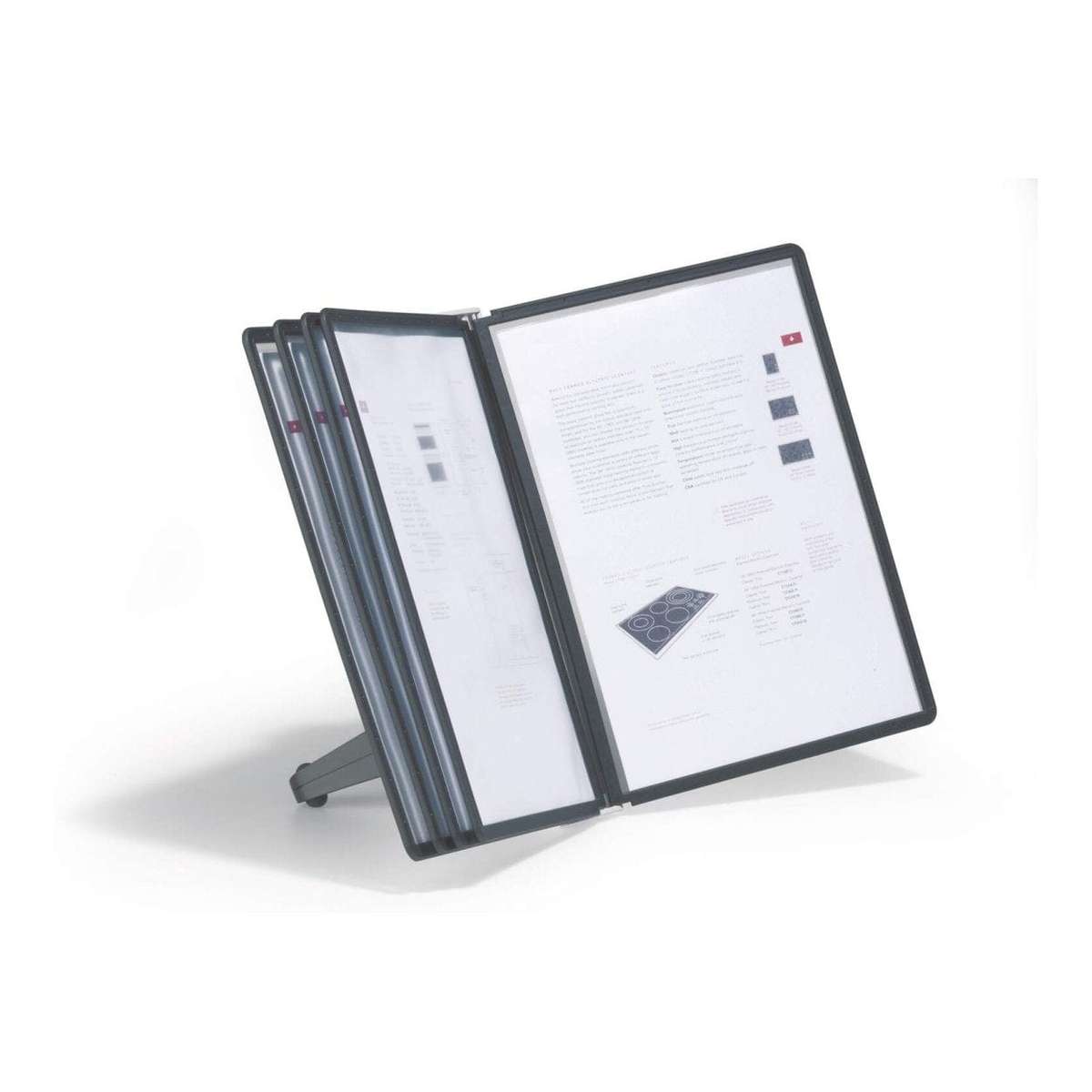 Durable SHERPA SOHO Table 5 Display Panel System Black 554001