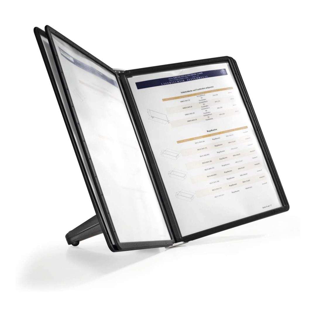 Durable SHERPA SOHO Table 5 Display Panel System Black 554001