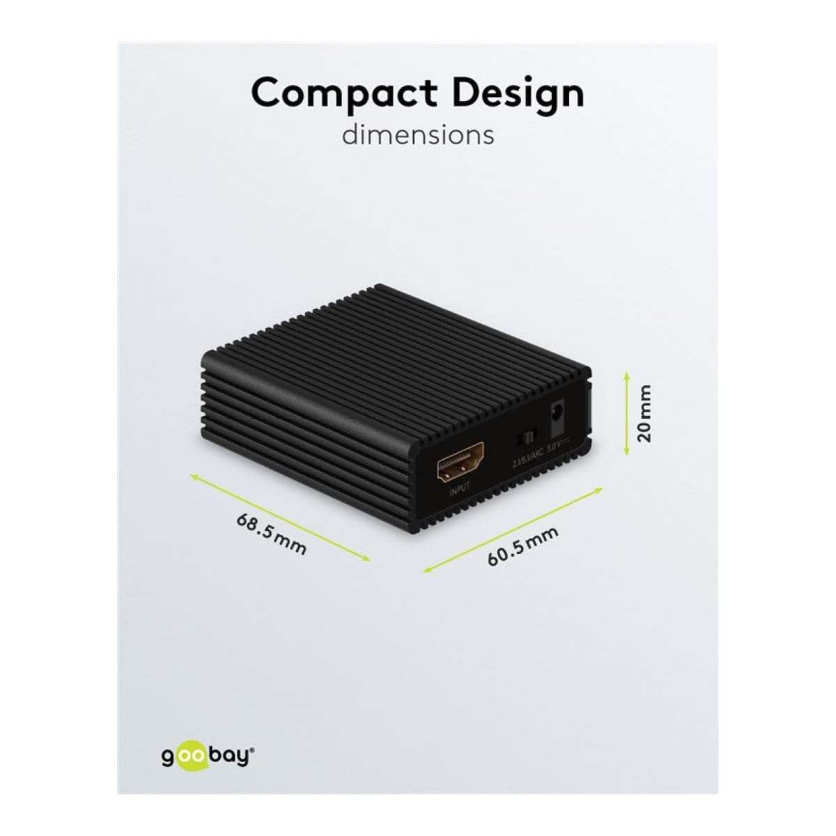 Goobay 4K 60Hz HDMI Audio Extractor 58477