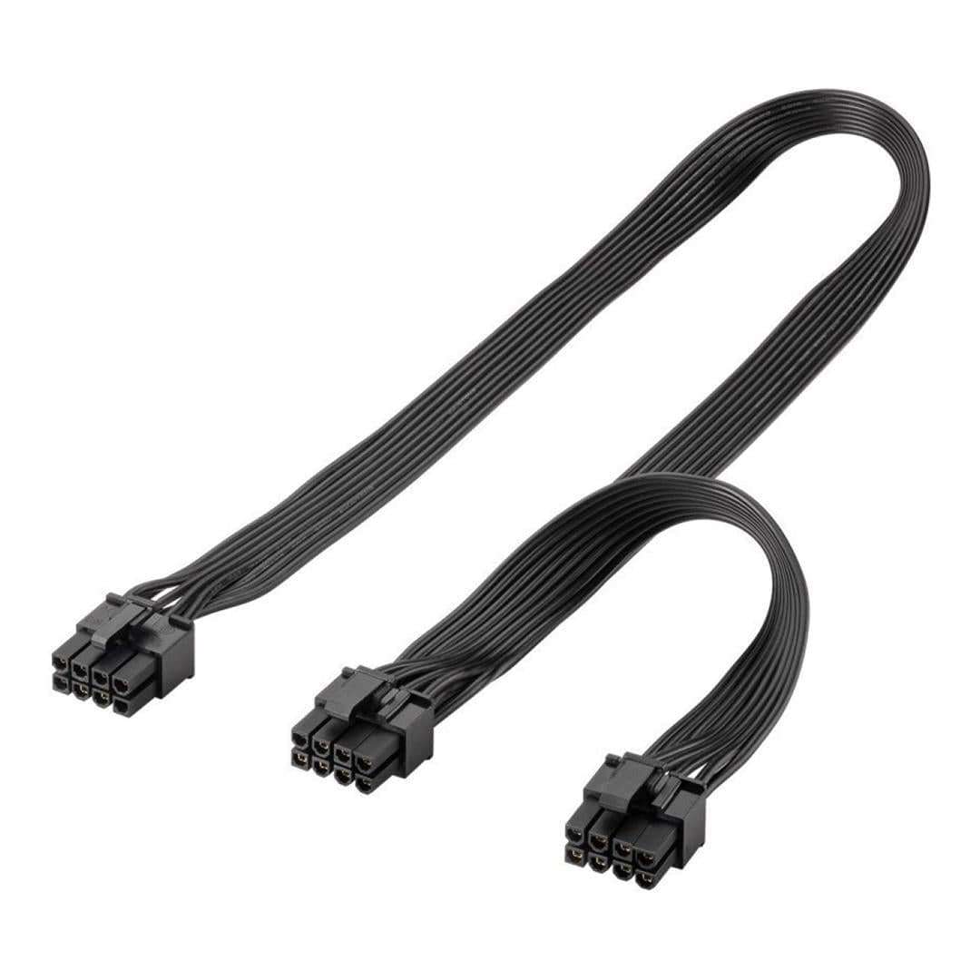 Goobay 59714 8-pin Male to Dual 6+2 Male PCIe Power Supply Cable