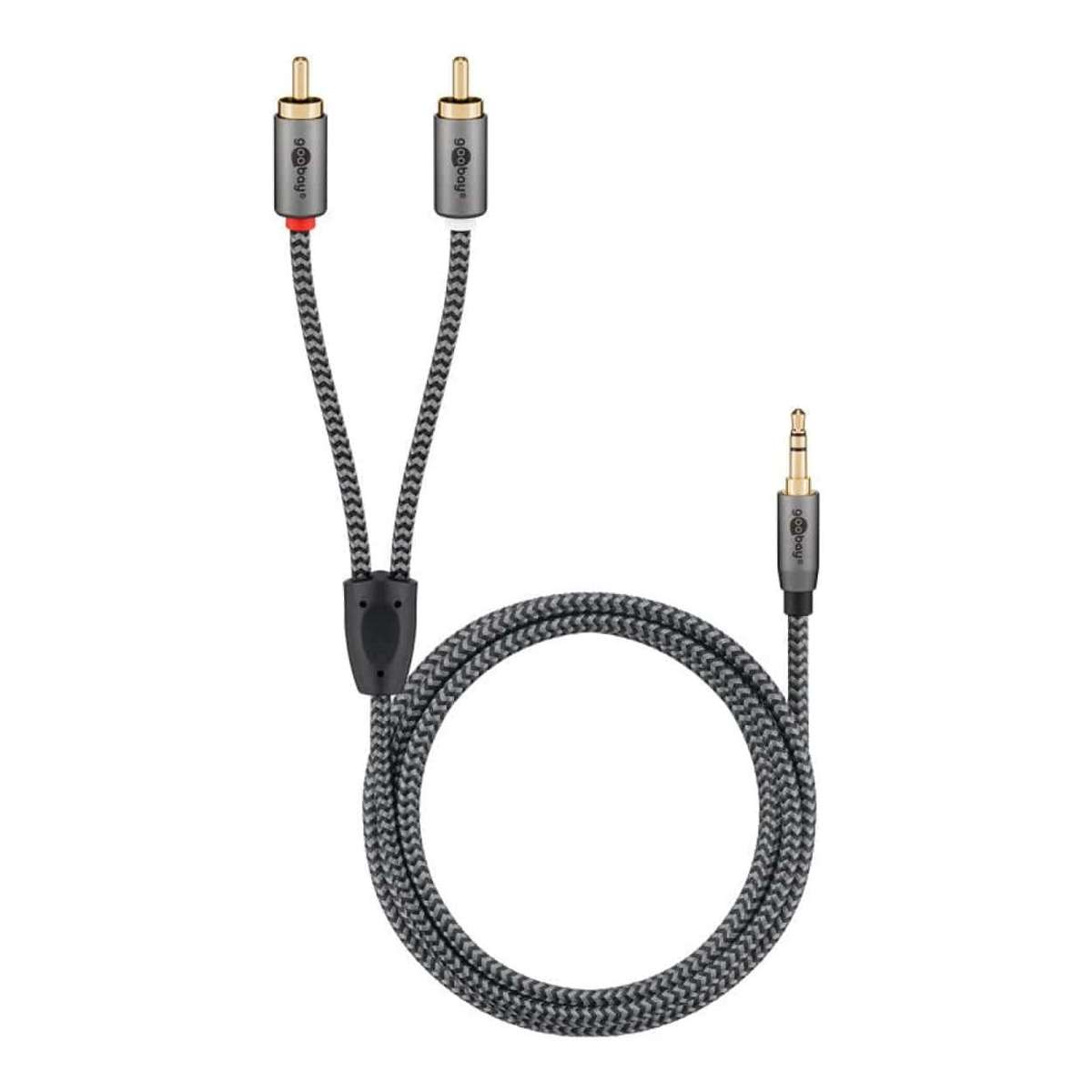 Goobay 1m 3.5mm Jack to RCA Audio Adapter Cable 65285