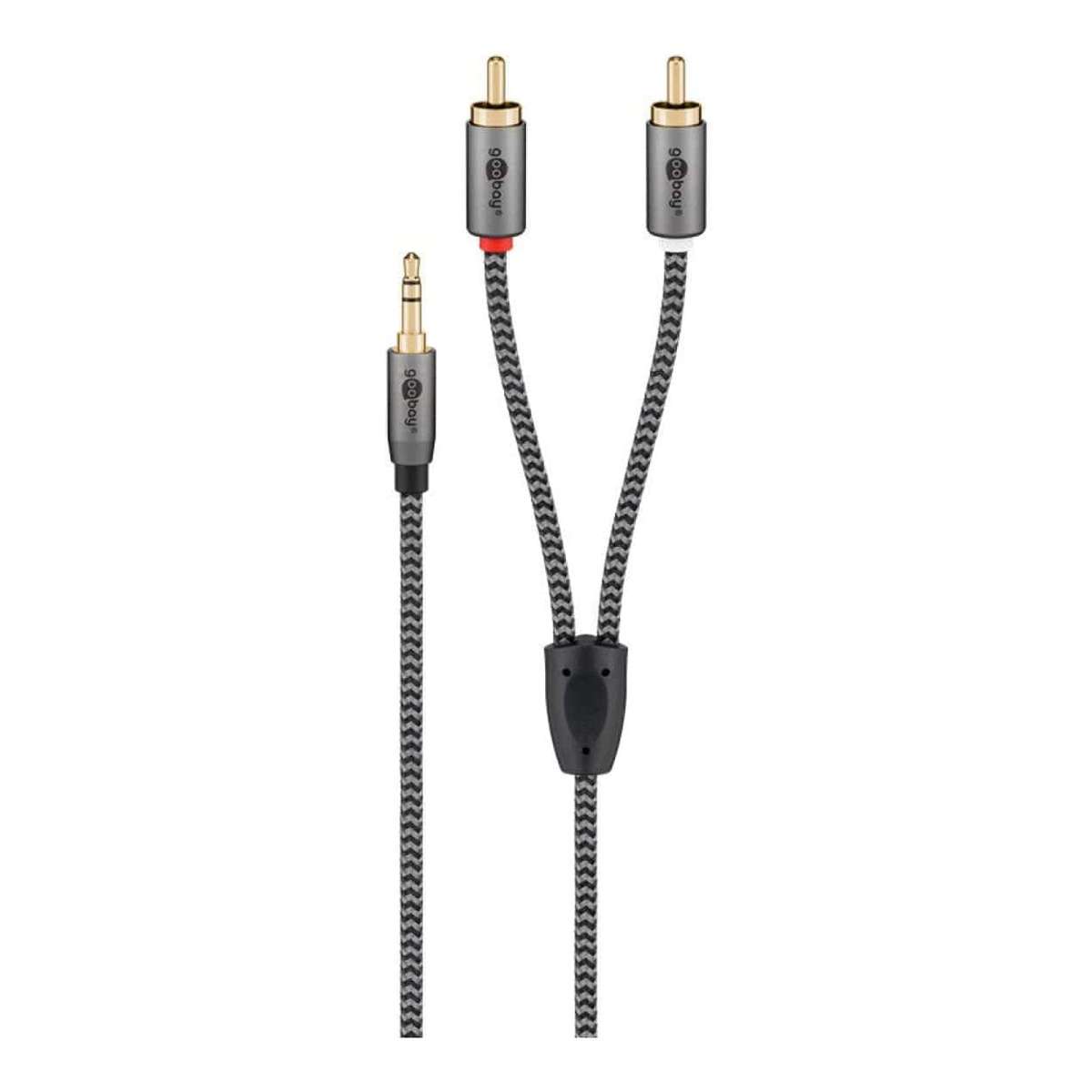 Goobay 1m 3.5mm Jack to RCA Audio Adapter Cable 65285