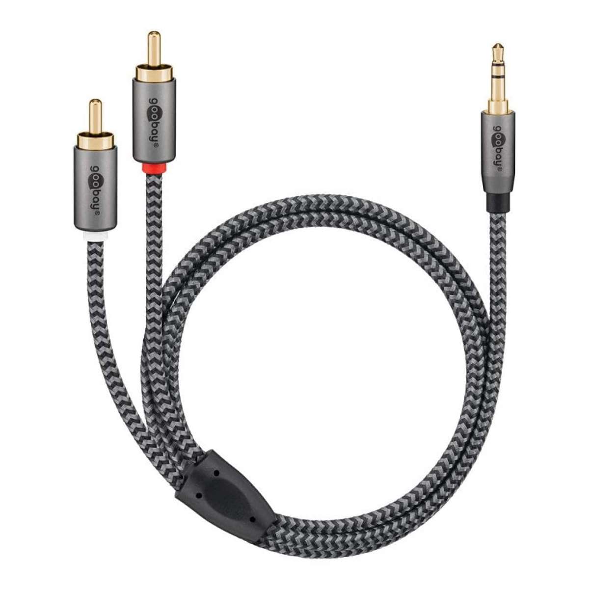 Goobay 2m 3.5mm Jack to RCA Audio Adapter Cable 65288
