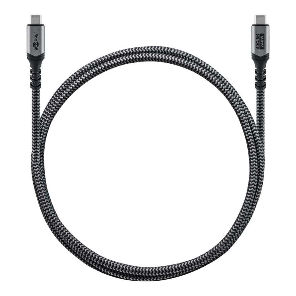 Goobay 1m USB-C USB4 240W 5A 40 Gbit/s Cable 74211