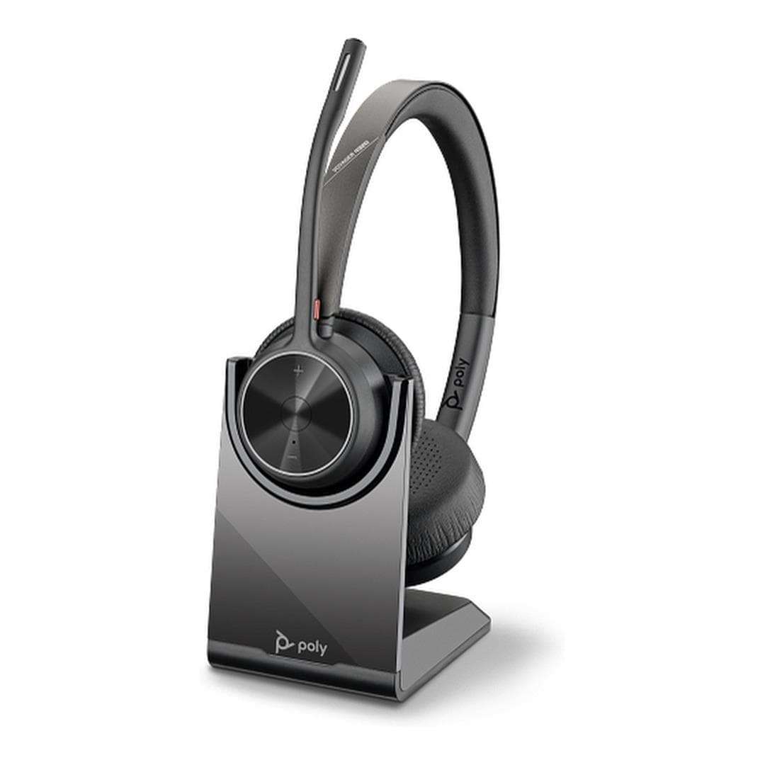 Poly Voyager 4320 Wireless Headset with BT700 Dongle and Charging Stand 77Z31AA