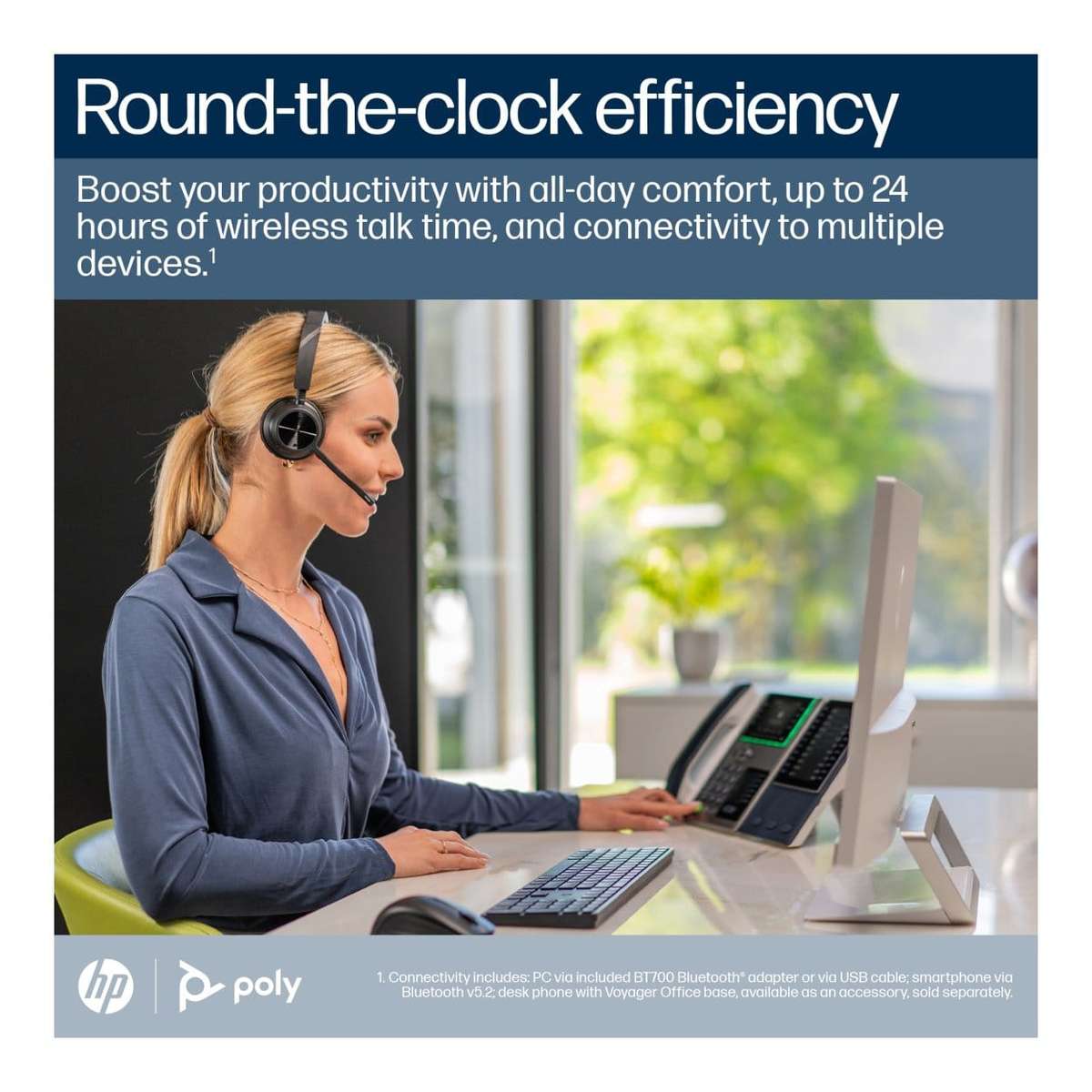 Poly Voyager 4320-M MS Teams Wireless Headset 77Z32AA