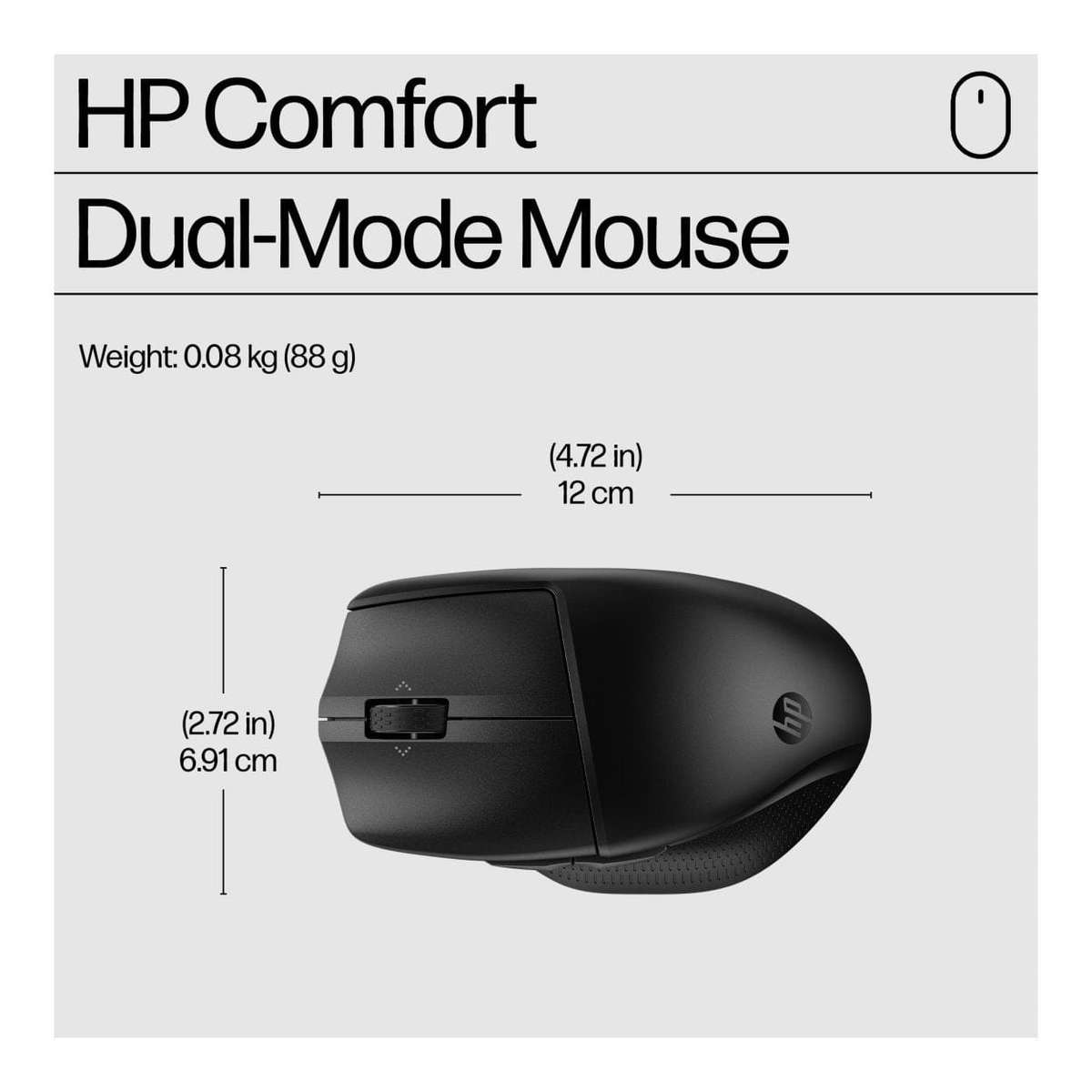 HP 685 Comfort Dual-Mode Keyboard and Mouse Combo 8T6L7UT