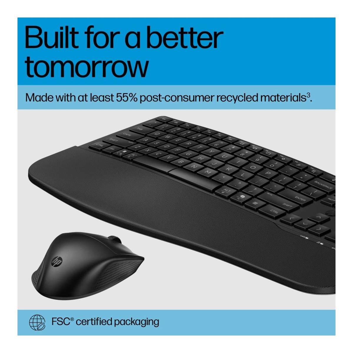 HP 685 Comfort Dual-Mode Keyboard and Mouse Combo 8T6L7UT