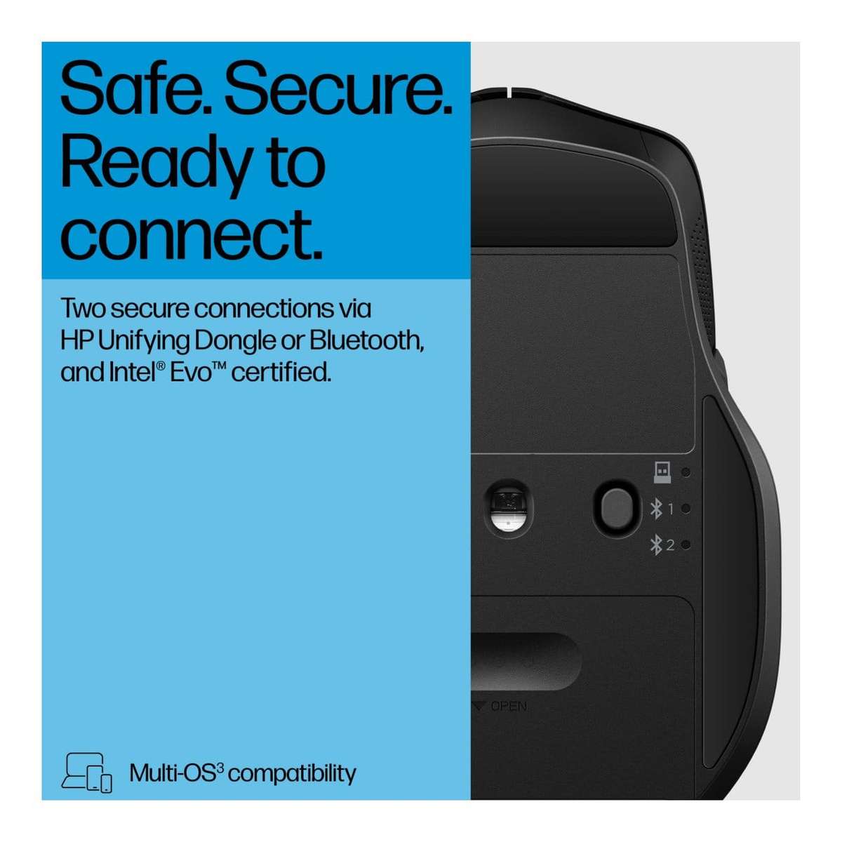 HP 685 Comfort Dual-Mode Mouse 8T6M0UT