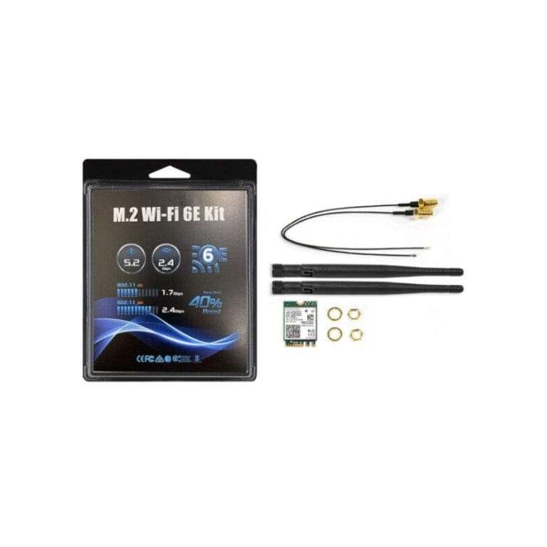 ASRock DeskMini Wi-Fi 6E M.2 Module Kit 90-BXG3R0-A0XCR2W