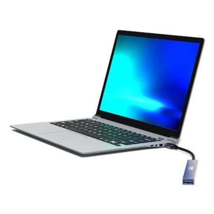 Port Designs 100W 5Gbps 4-port Multi USB-C Hub Silver 900163
