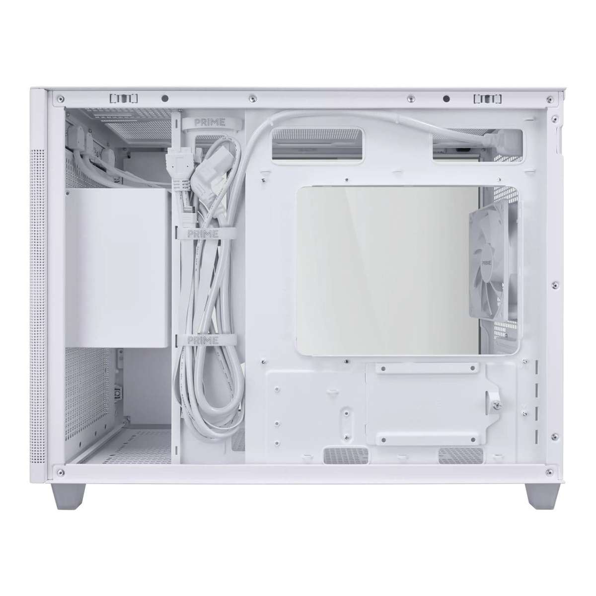 ASUS Prime AP201 Tempered Glass Micro-ATX PC Case White 90DC00G3-B39010