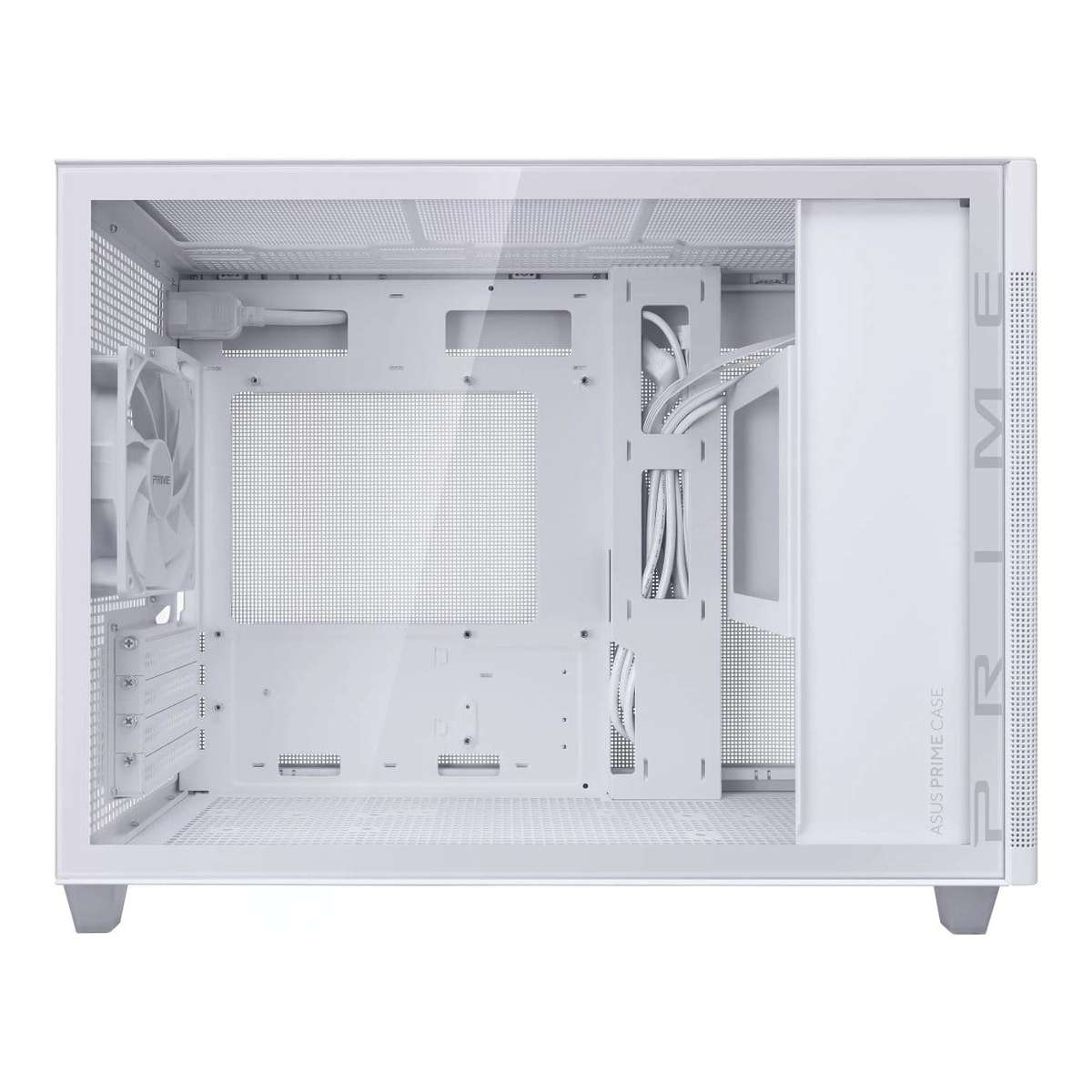ASUS Prime AP201 Tempered Glass Micro-ATX PC Case White 90DC00G3-B39010