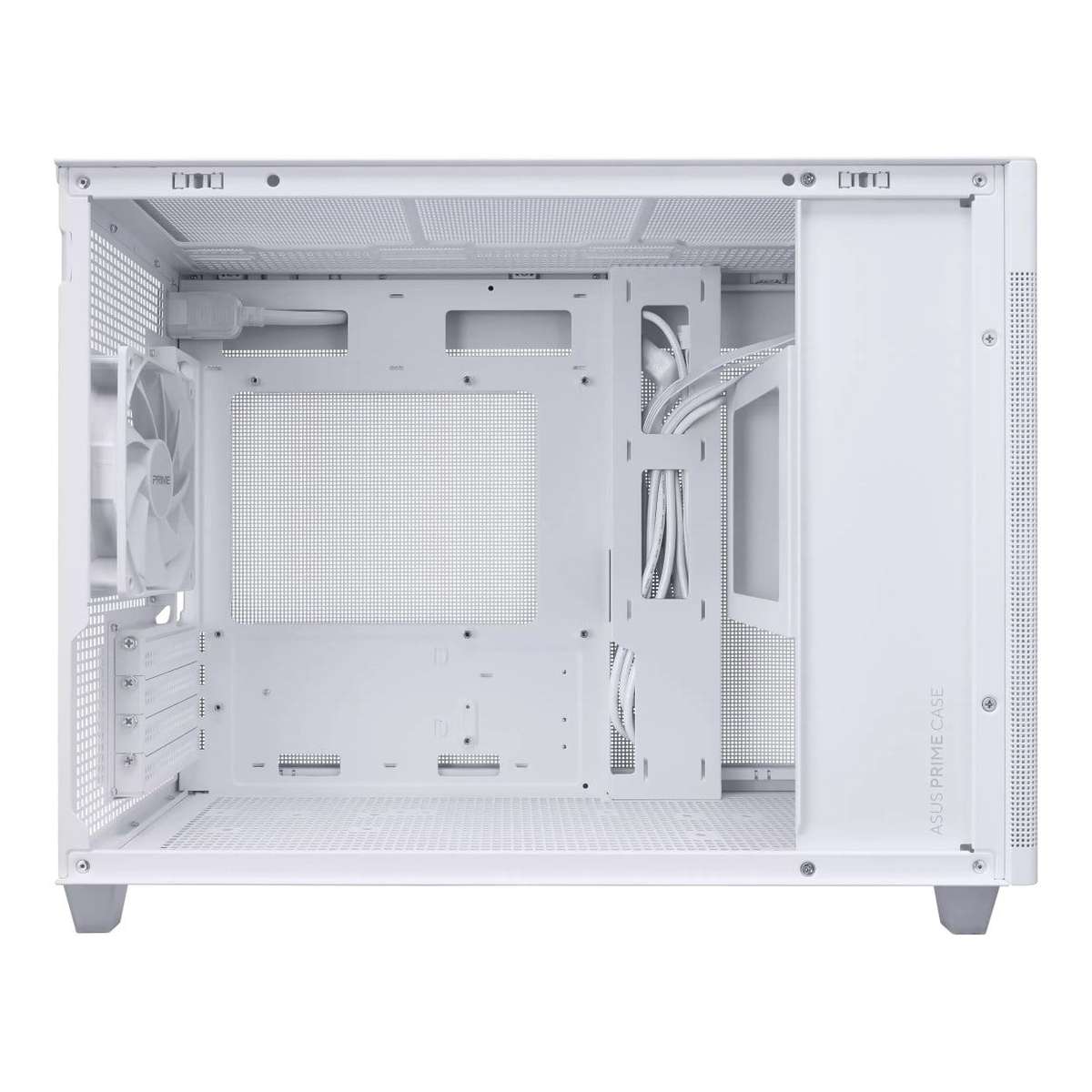 ASUS Prime AP201 Tempered Glass Micro-ATX PC Case White 90DC00G3-B39010
