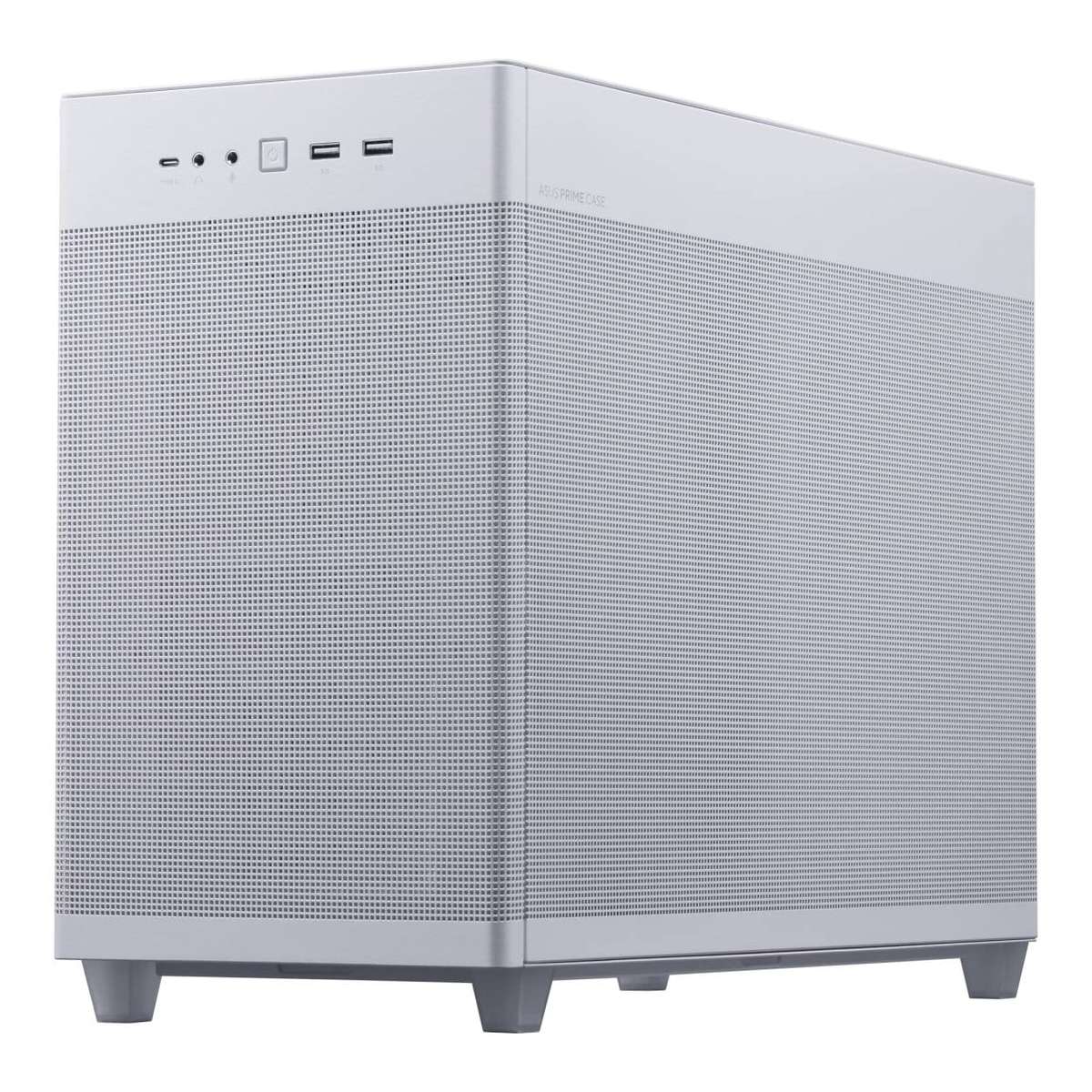 ASUS Prime AP201 Tempered Glass Micro-ATX PC Case White 90DC00G3-B39010
