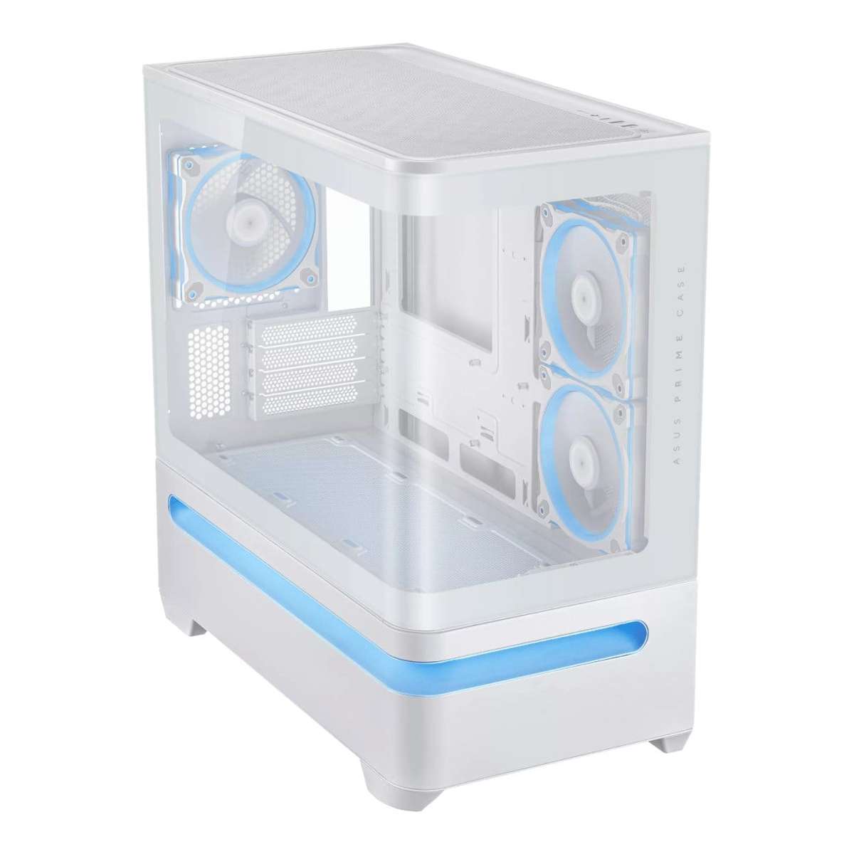 ASUS Prime AP202 ARGB Micro-ATX Gaming PC Case White 90DC00P3-B19000