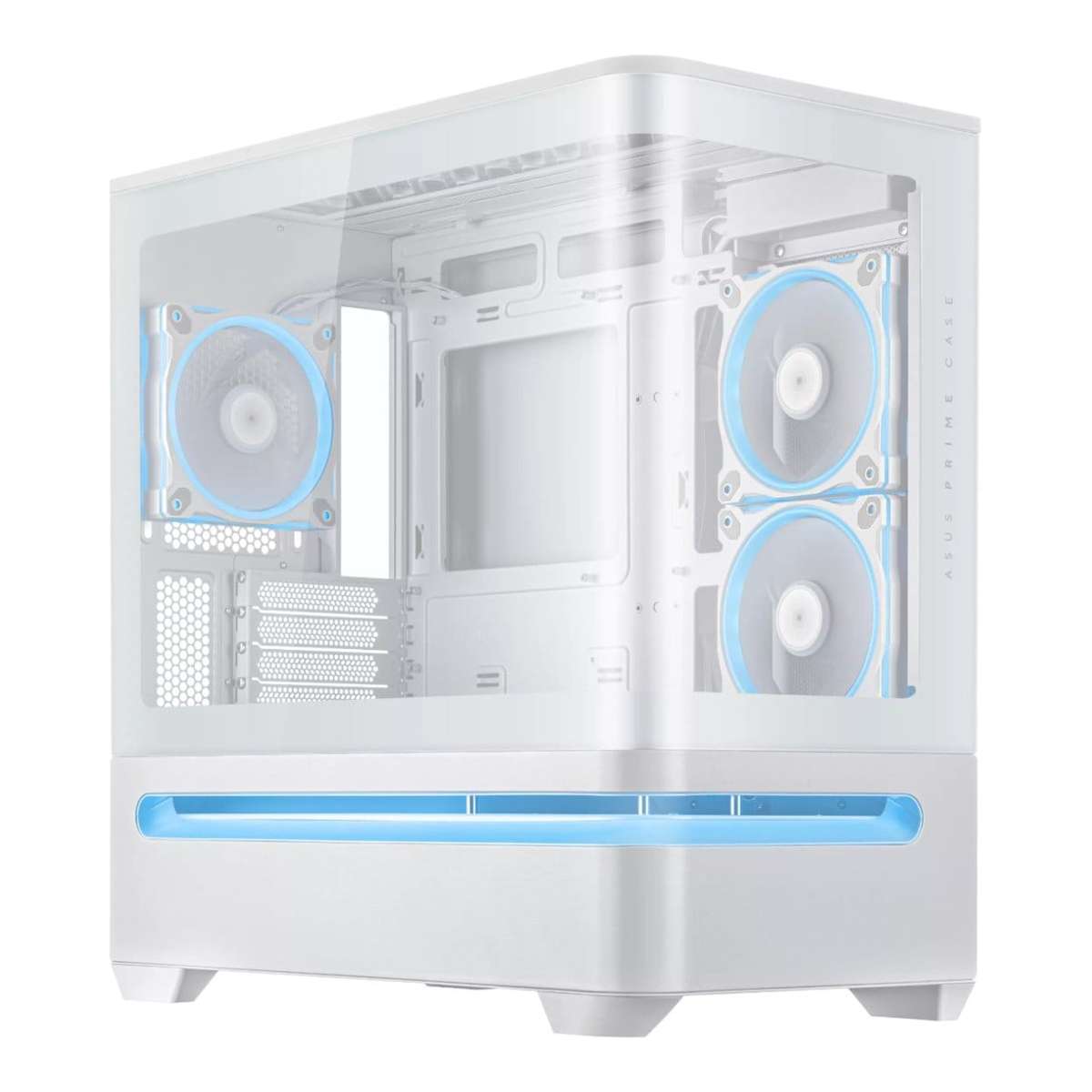 ASUS Prime AP202 ARGB Micro-ATX Gaming PC Case White 90DC00P3-B19000