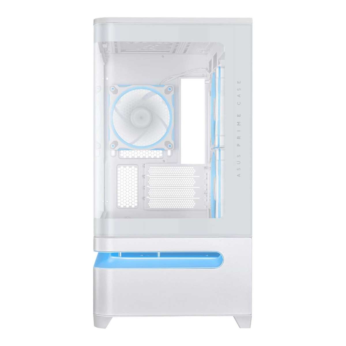ASUS Prime AP202 ARGB Micro-ATX Gaming PC Case White 90DC00P3-B19000