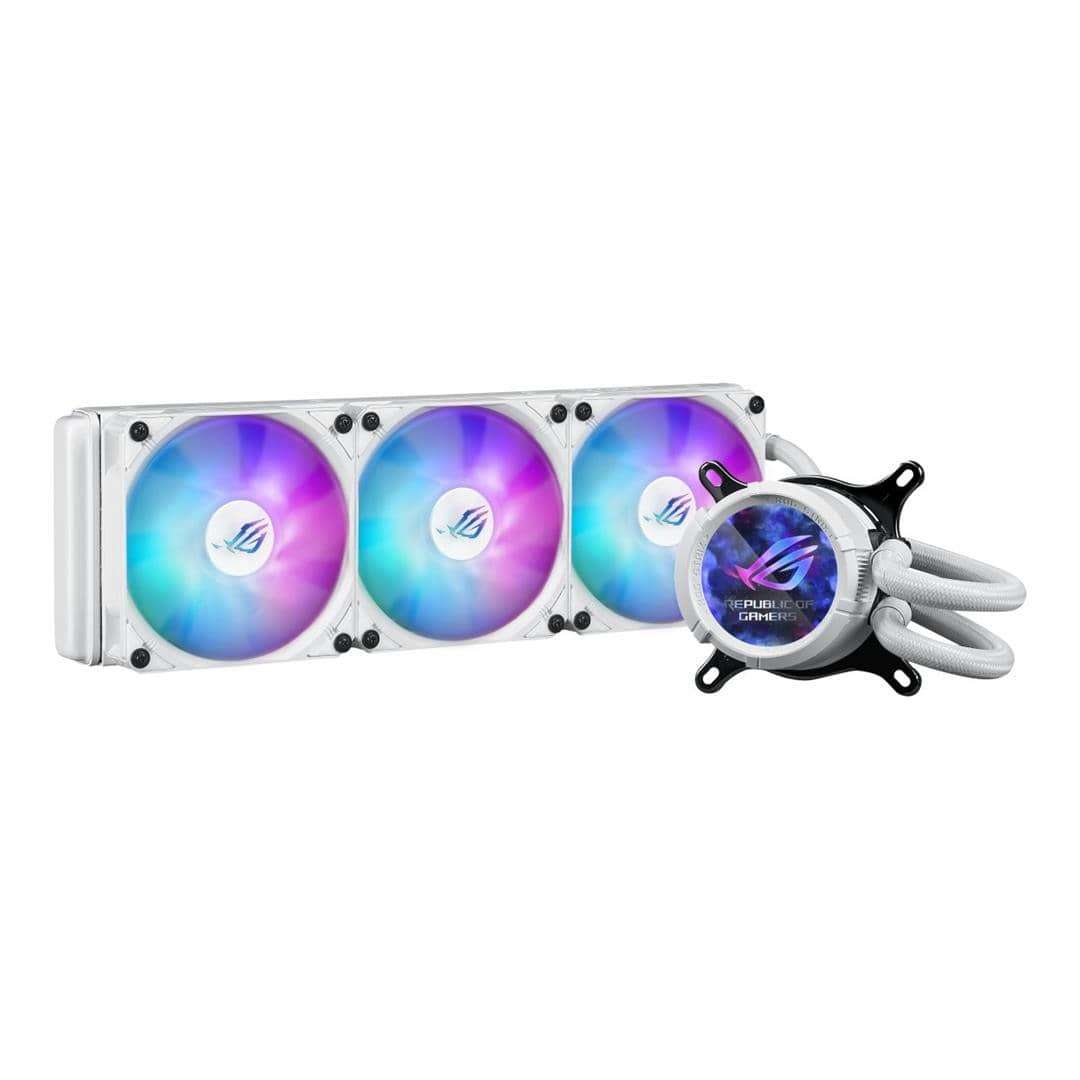 ASUS ROG Strix LC III 360 ARGB AiO Liquid CPU Cooler - White Edition 90RC00W2-M0UAY0