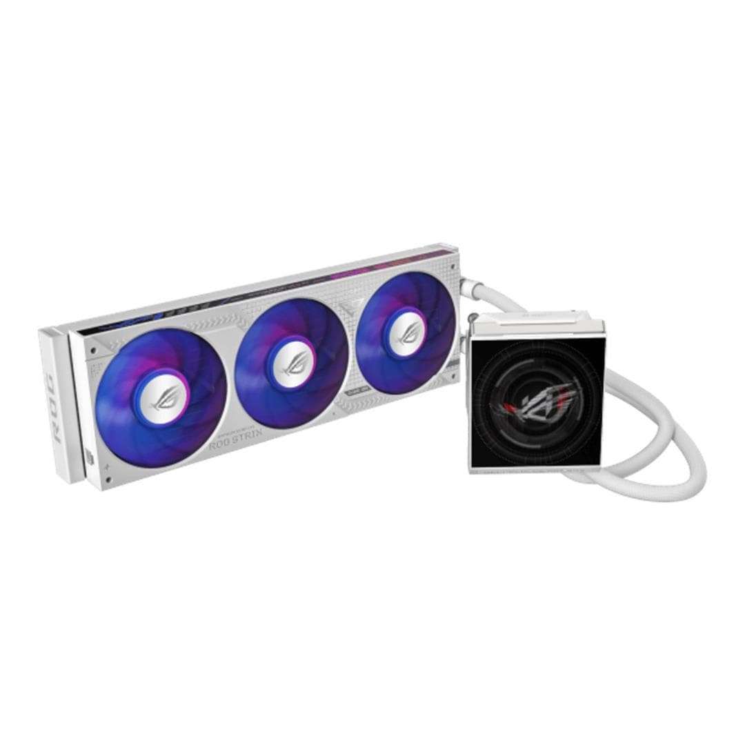 ASUS ROG Strix LC IV 360mm ARGB LCD Liquid CPU Cooler White 90RC01M2-B0EAY0