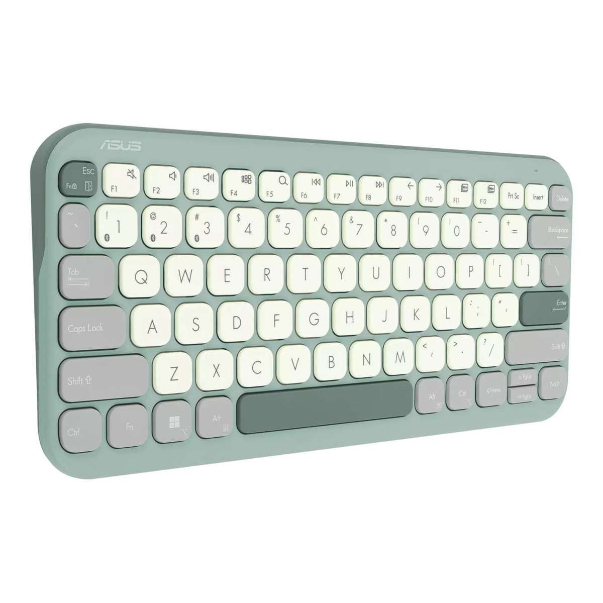 ASUS Marshmallow KW100 Wireless Bluetooth Keyboard Green Tea Latte 90XB0880-BKB140
