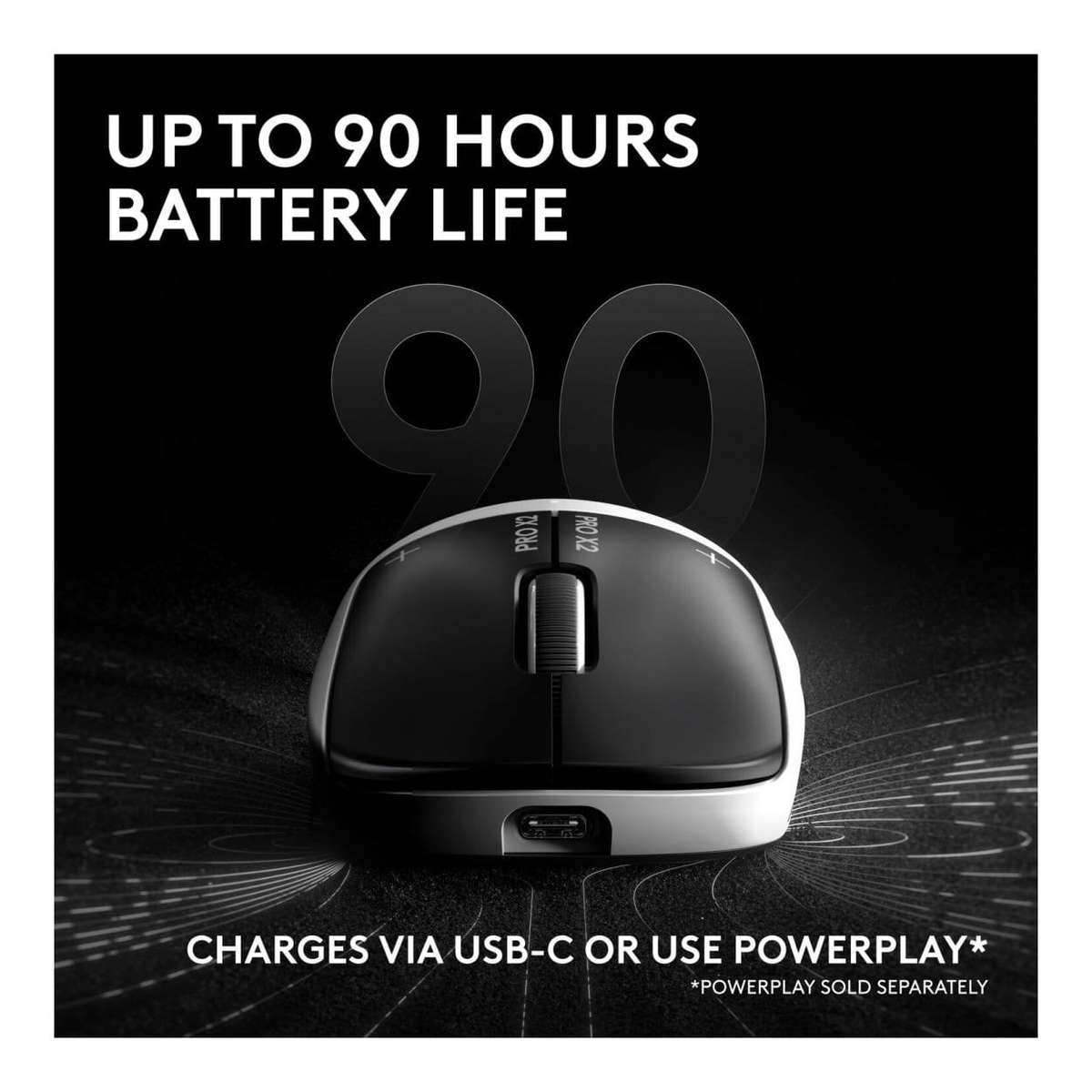 Logitech Pro X2 Superstrike Wireless Gaming Mouse 910-007777