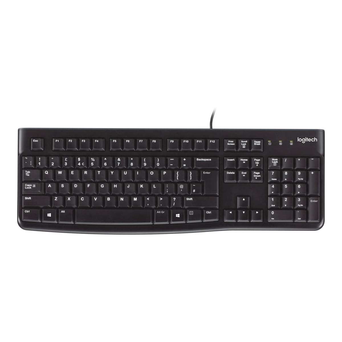Logitech K120 Wired Keyboard Black 920-002479