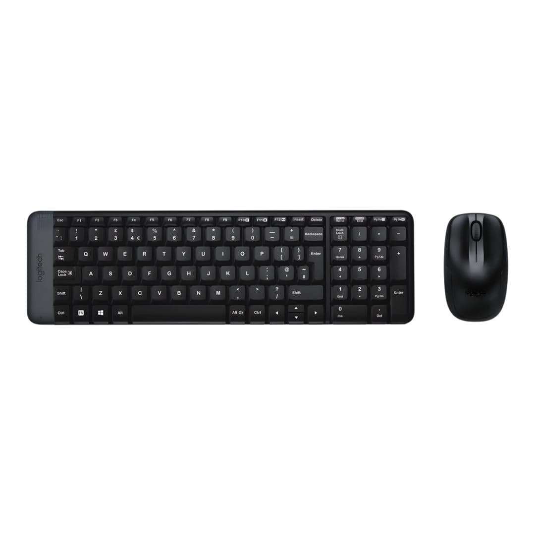 Logitech® MK220 Wireless Keyboard and Mouse Combo Black 920-003236