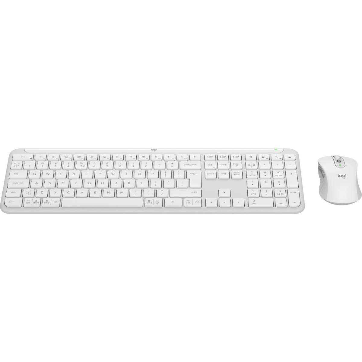 Logitech MK950 Signature Slim Wireless Keyboard and Mouse Combo - White 920-012491