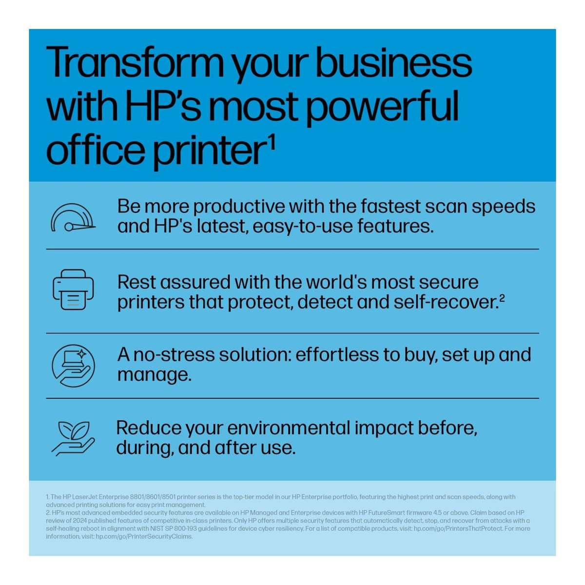 HP LaserJet Enterprise 8801dn A3 Multifunction Colour Laser Printer 9S184A