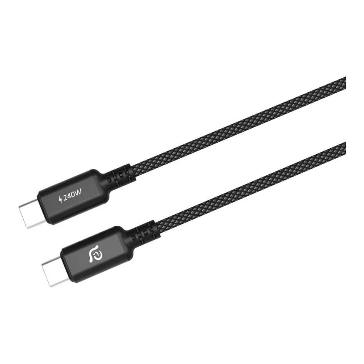 Adam Elements CASA P200 Male to Male Type-C Cable 2m Black ACBADP200BK