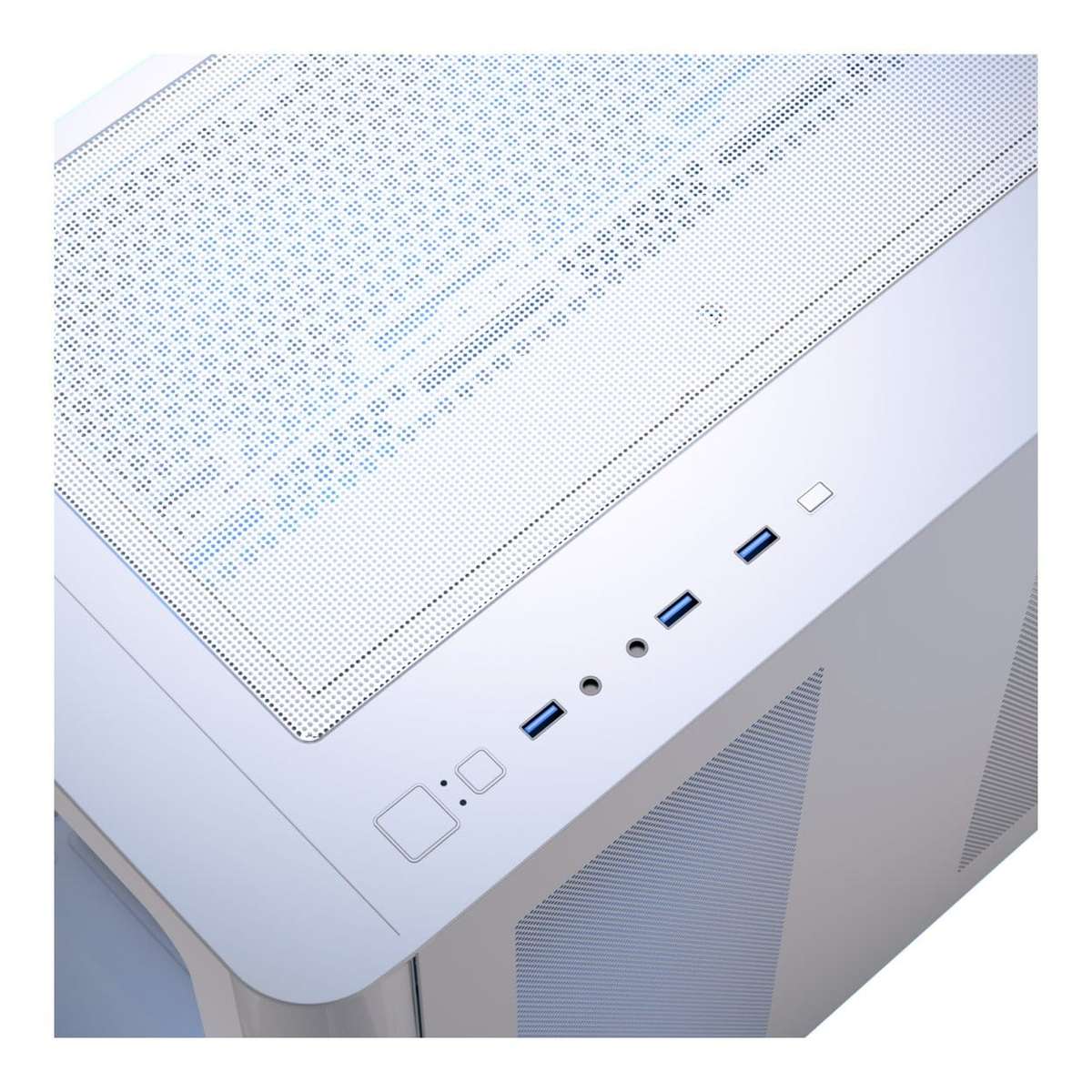 Aerocool P500C ATX Mid-Tower Compact PC Case White ACCM-PN01043.21