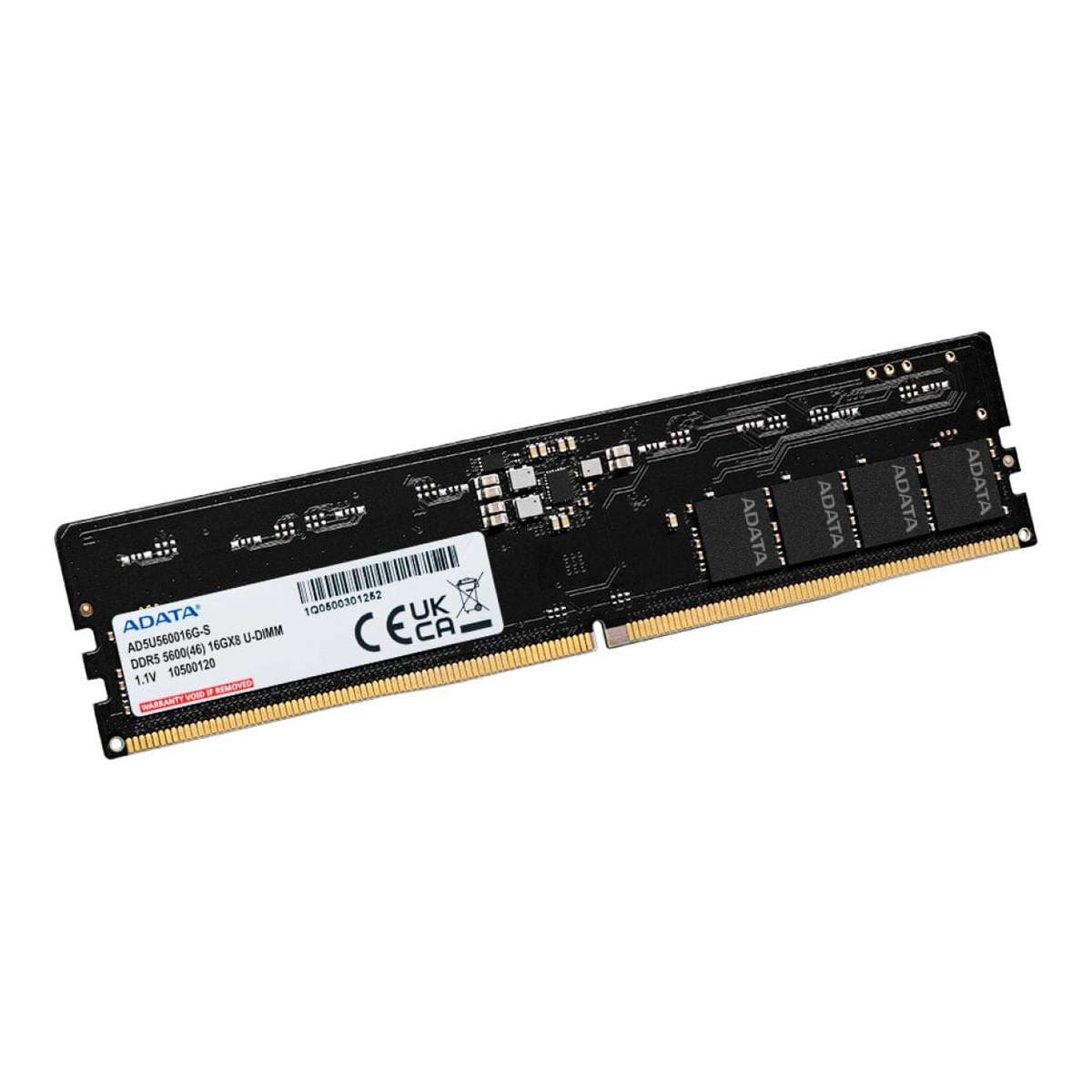ADATA AD5U56008G-S U-DIMM Memory Module 8GB 1 x 8GB DDR5 5600MHz