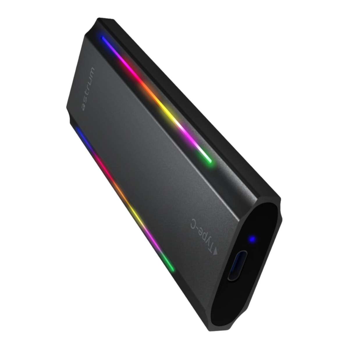 Astrum ENP4310G RGB NVMe M.2 SSD PCIe & NGFF Enclosure AENP4310GB