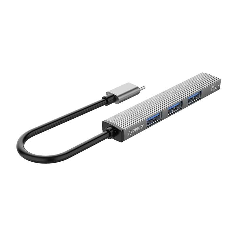 Orico Type-C to 4-port USB2.0 Hub AH-13-GY-BP