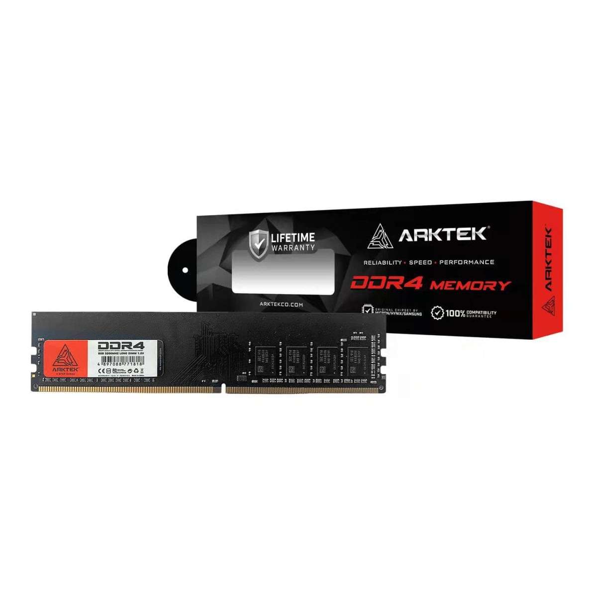Arktek AKD4S8P3200 Memory Module 8GB DDR4 3200MHz
