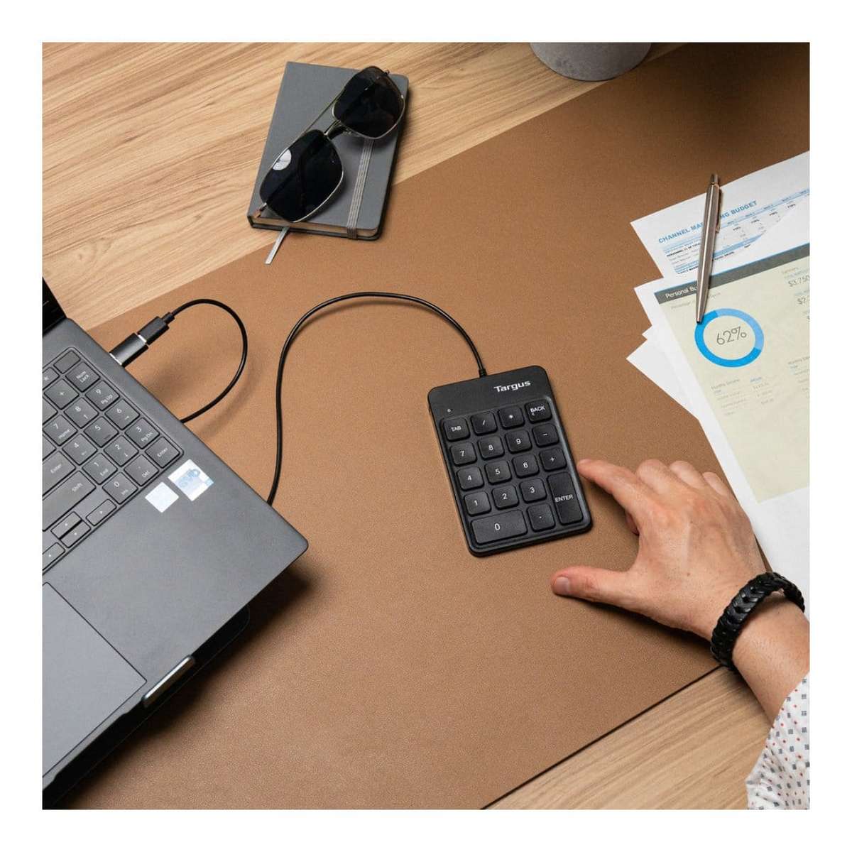 Targus AKP13GL Wired Numeric Keypad Black