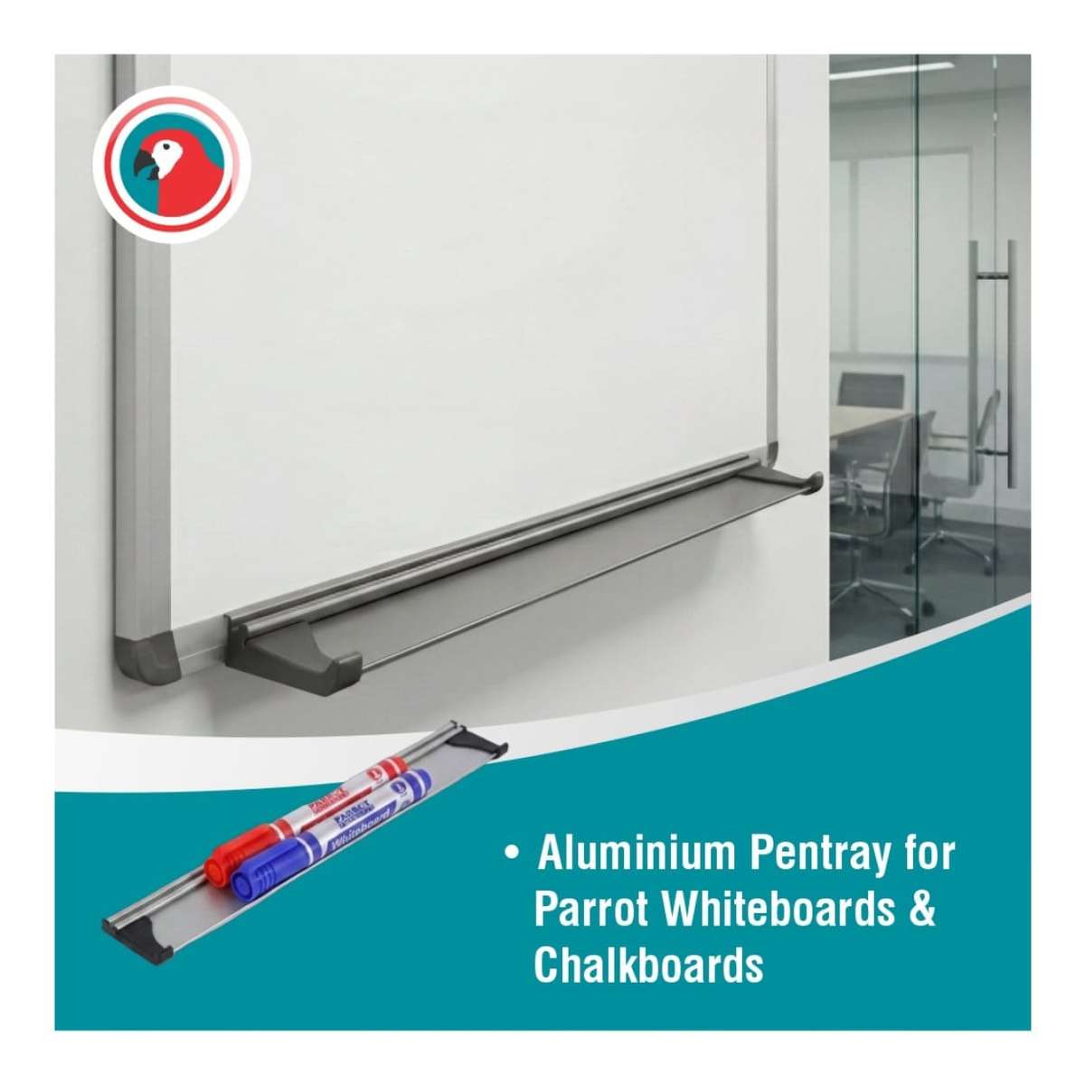 Parrot 1650mm Pentray for 1800mm Presentation Board AL0110C